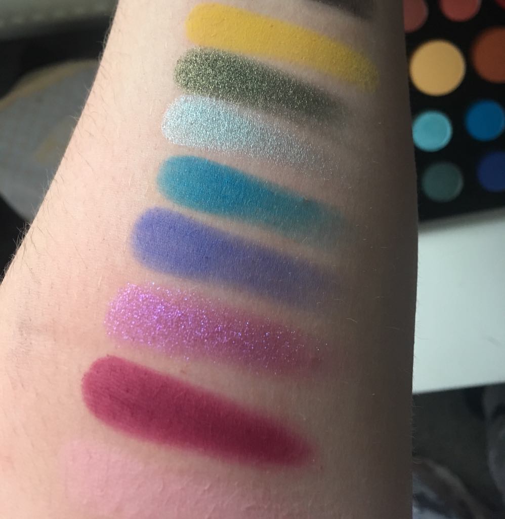WARPAINT and Unicorns: Morphe The James Charles Palette : Swatches